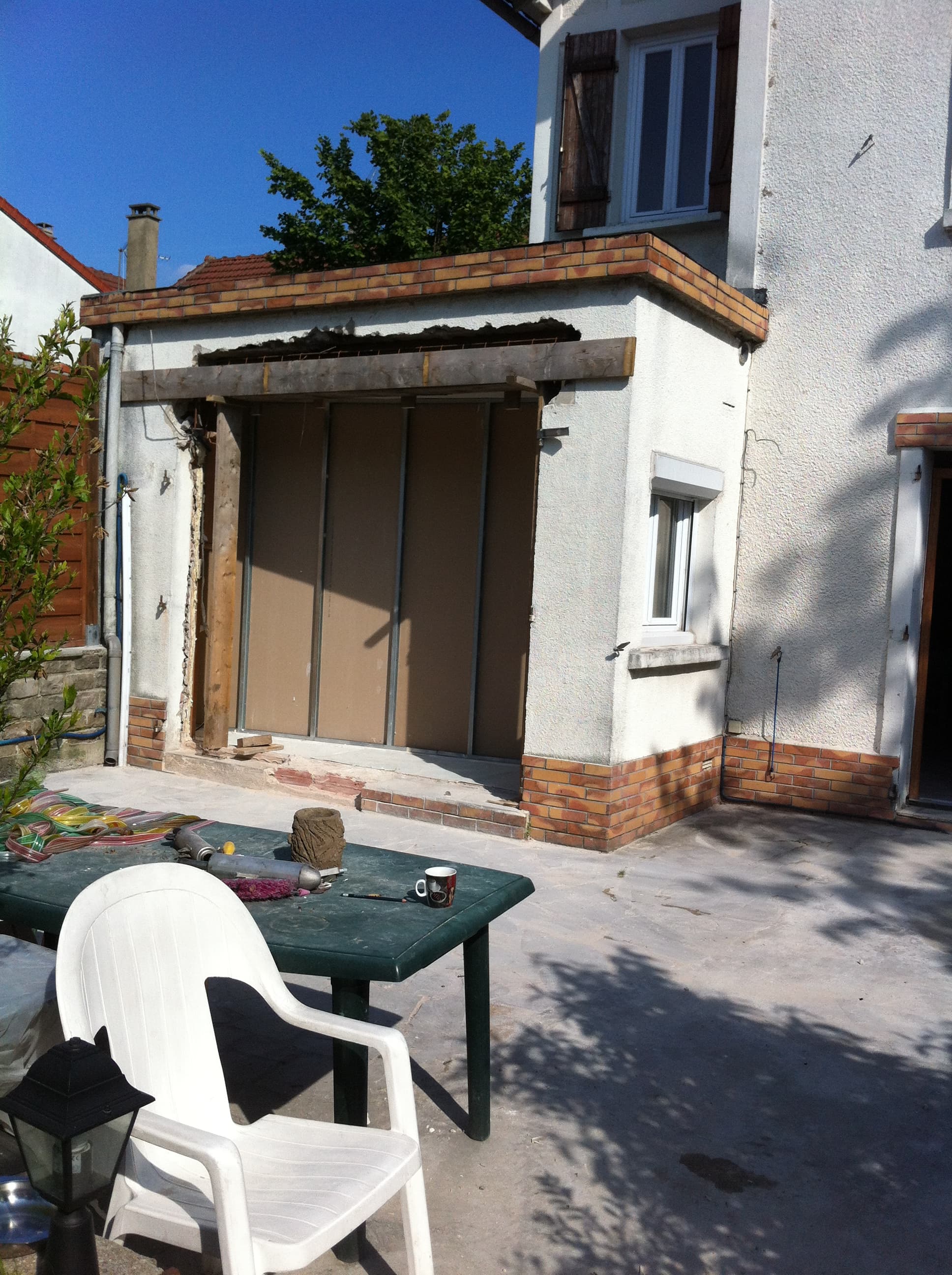 Création d'ouvertures en façade et installation de baies vitrées - photo 3