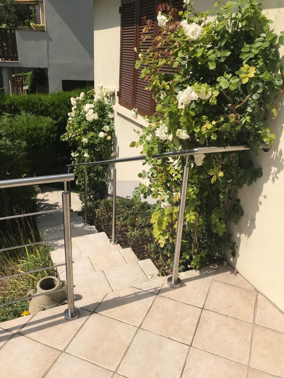 Garde-corps inox sur mesure - Terrasse et escalier extérieur - photo 4