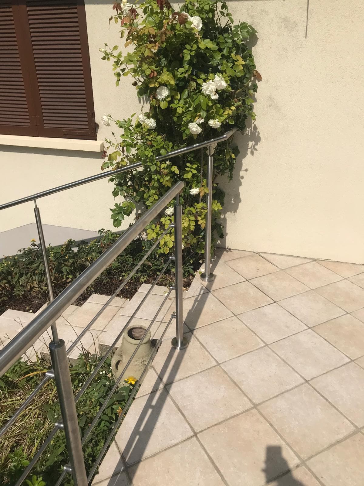 Garde-corps inox sur mesure - Terrasse et escalier extérieur - photo 3